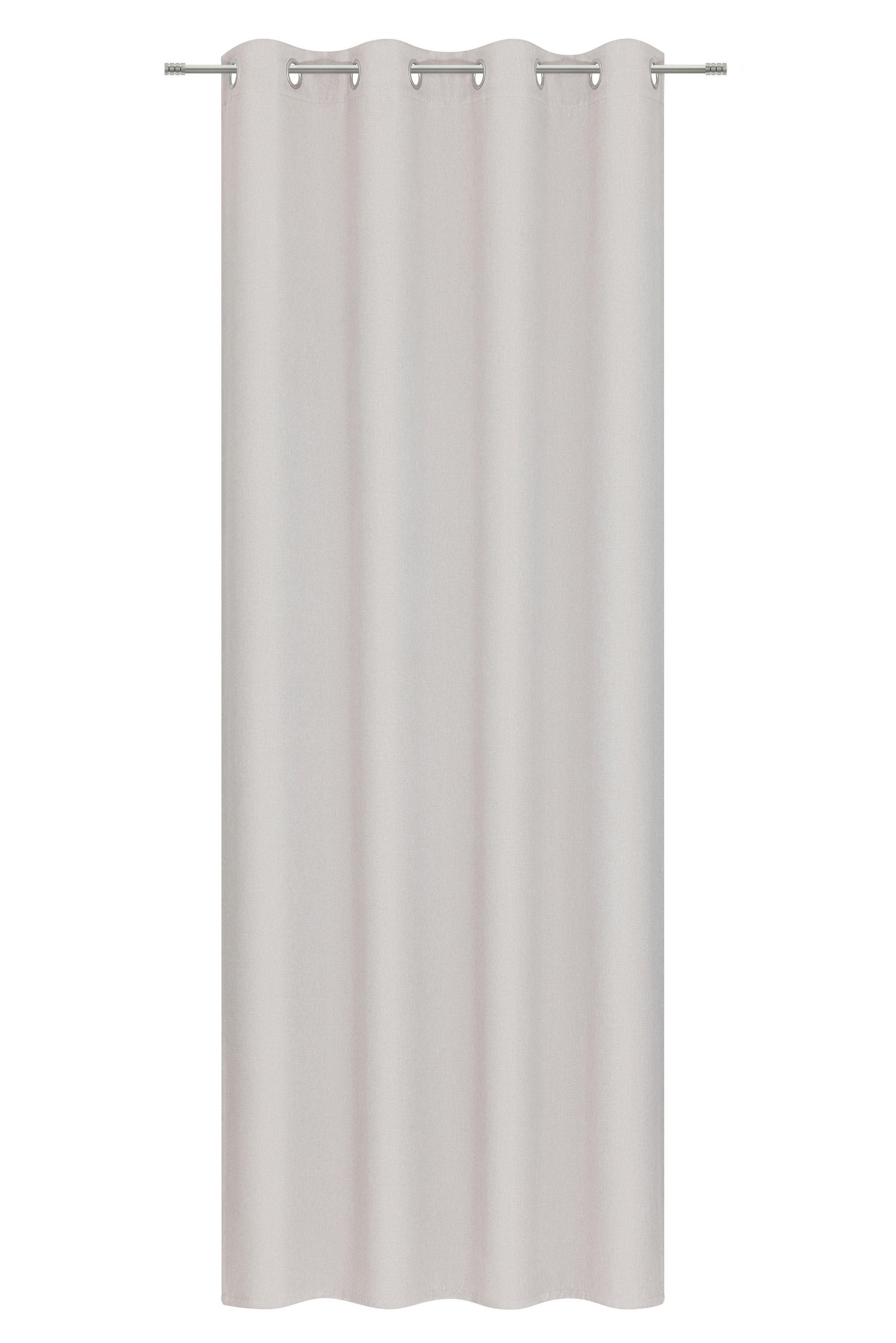 ÖSENSCHAL MINOS blickdicht 130/245 cm   - Creme, Basics, Textil (130/245cm) - Esposa