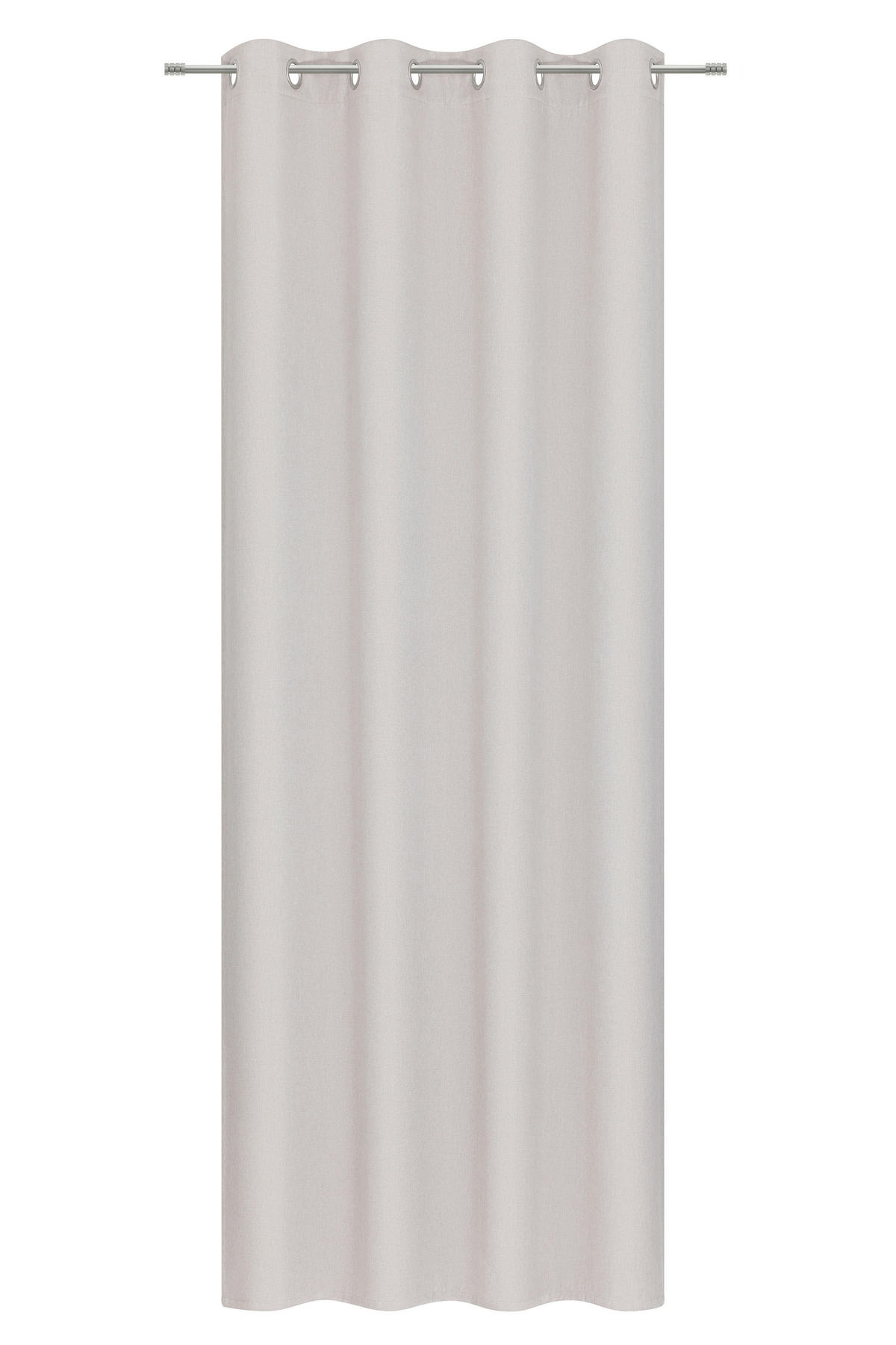 ÖSENSCHAL MINOS blickdicht 130/245 cm   - Creme, Basics, Textil (130/245cm) - Esposa