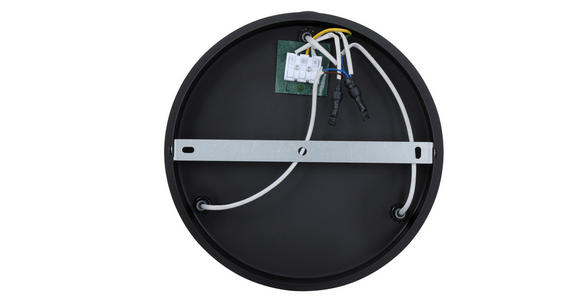 HÄNGELEUCHTE 34,5/41,5 cm  - Schwarz/Weiß, Trend, Glas/Metall (34,5/41,5cm) - Novel