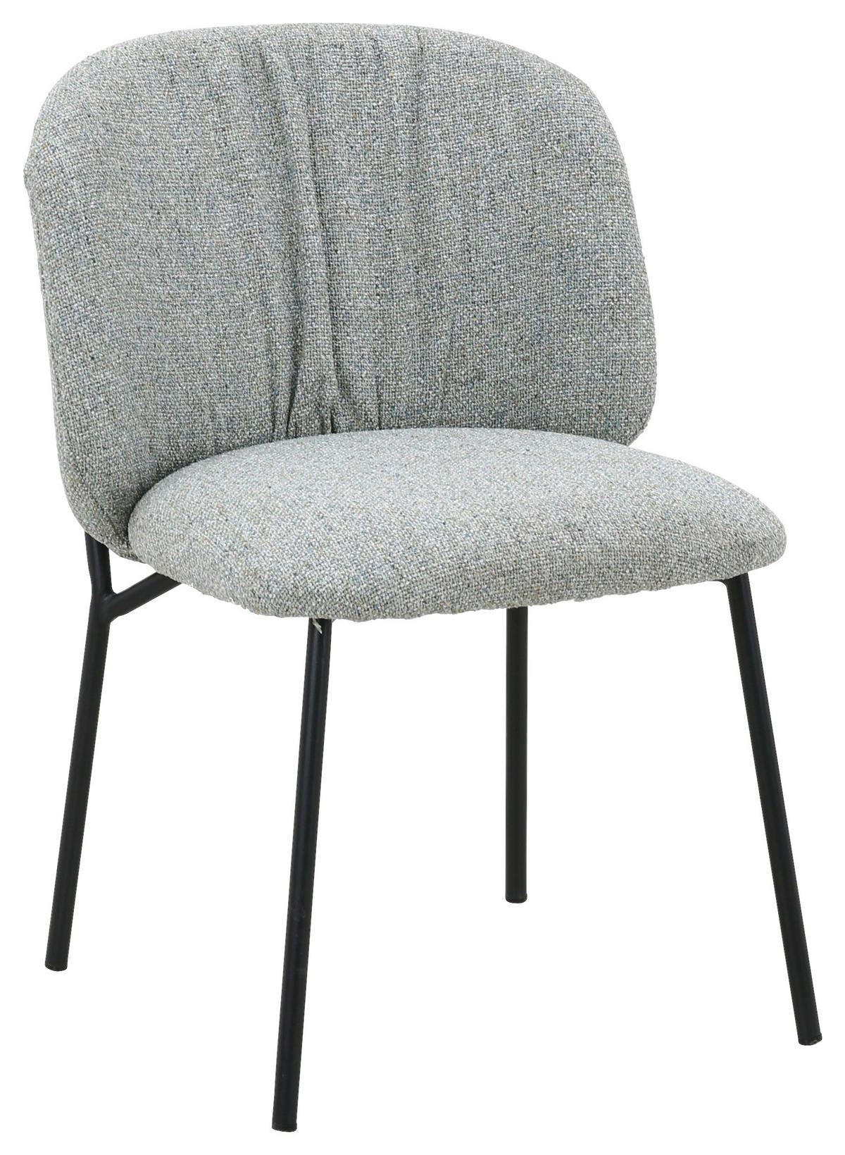 STOL   vävt tyg  - grågrön/svart, Modern, metall/textil (48/79/59cm) - Carryhome