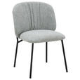 STUHL   Webstoff  Schwarz, Graugrün  - Schwarz/Graugrün, MODERN, Textil/Metall (48/79/59cm) - Carryhome