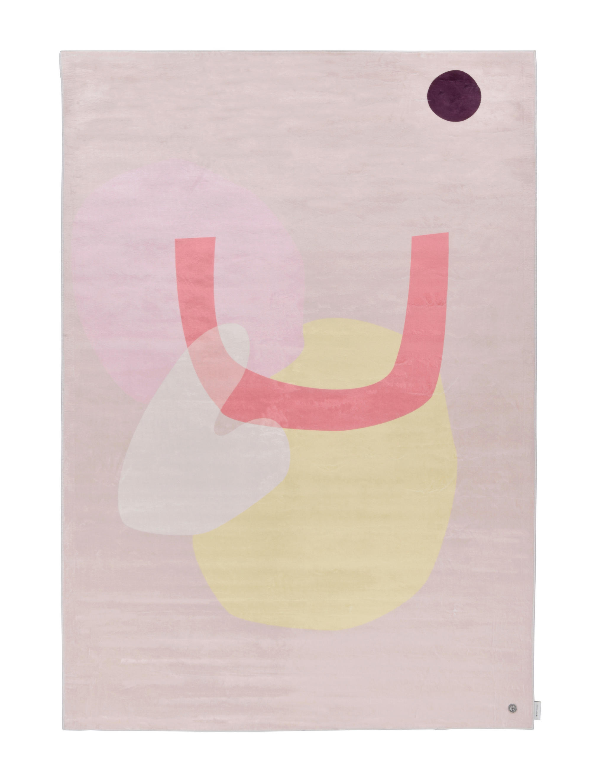 Tom Tailor Webteppich Shapes - Six Gelb, Mehrfarbig 160x230 cm