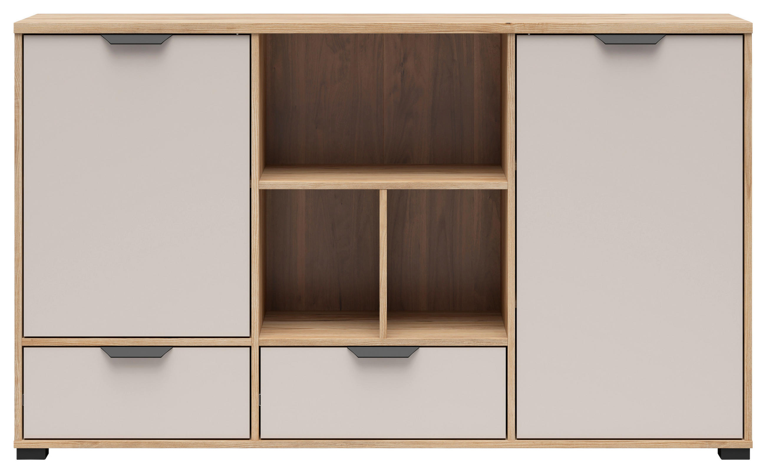 SIDEBOARD  153/90,5/40 cm 2 Schublade(n)  - Kaschmir/Eichefarben, Basics, Holzwerkstoff/Kunststoff (153/90,5/40cm) - Milino