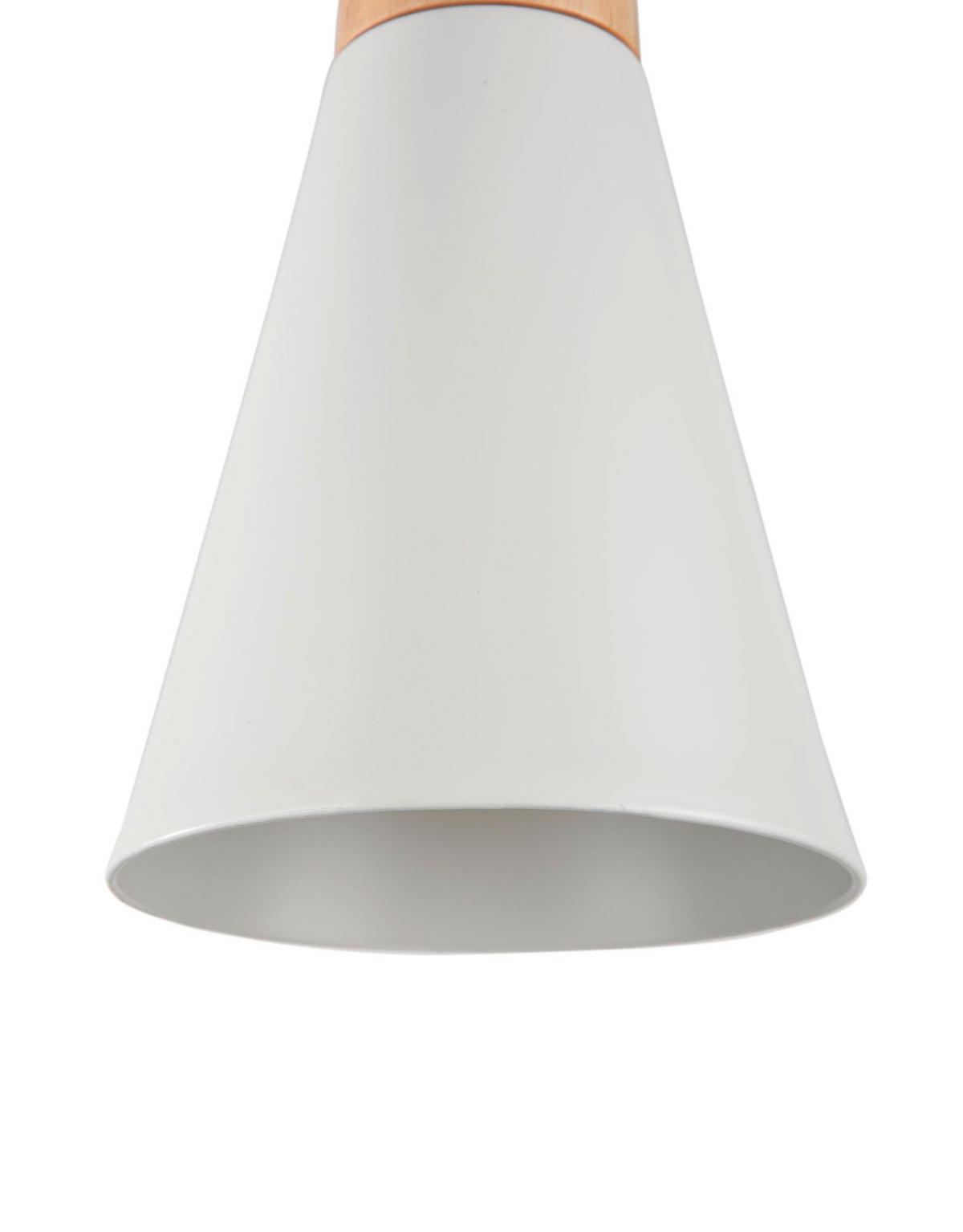PENDELLEUCHTE 14/16.5 cm    - Weiss, Trend, Holz/Metall (14/16.5cm) - MAYTONI