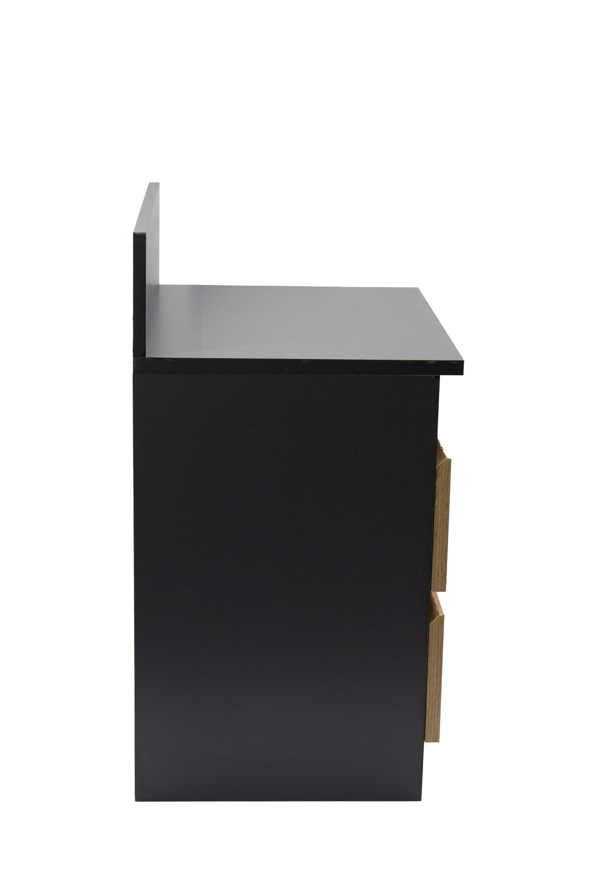 NACHTSCHRANK 39,7/59/32 cm, Anthrazit, Eiche Artisan,  - Anthrazit/Eiche Artisan, Basics, Holzwerkstoff (39,7/59/32cm) - Boxxx