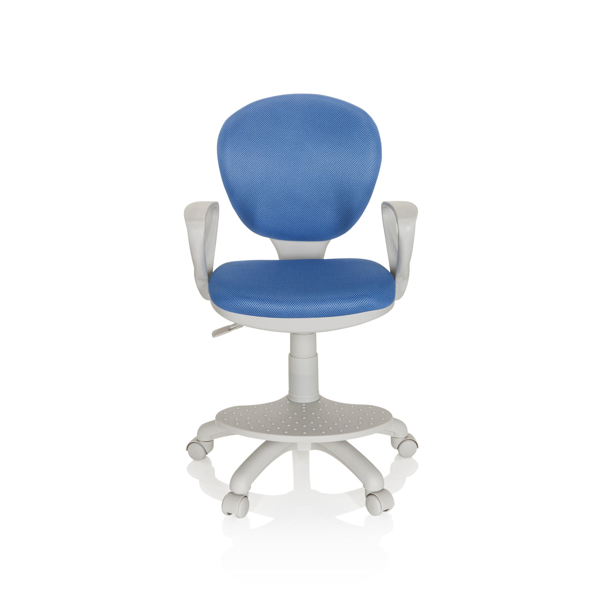 JUGENDDREHSTUHL Blau, Grau  - Blau/Grau, Basics, Kunststoff (53/83-95/51cm) - MID.YOU