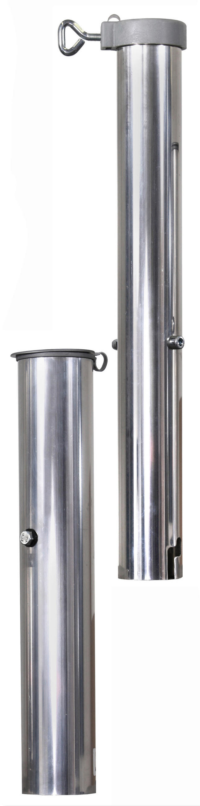 STOJAN DO ZEMĚ  - barvy stříbra, Basics, kov - Schneider