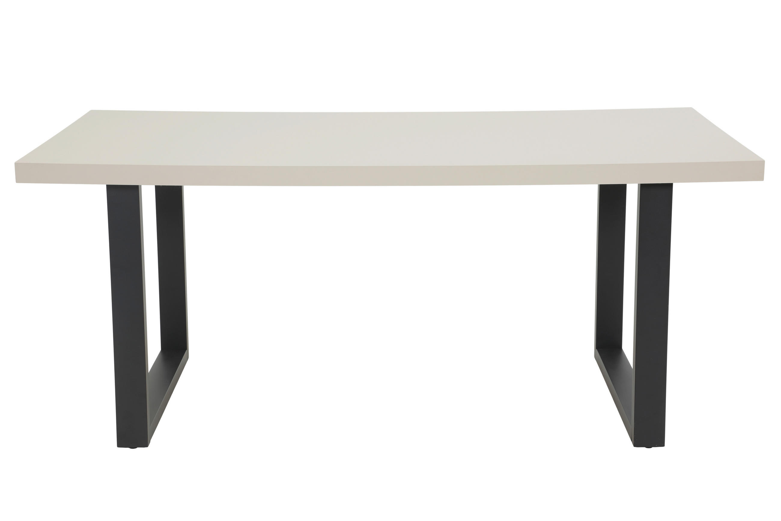 ESSTISCH Schwarz, Kaschmir rechteckig   - Kaschmir/Schwarz, MODERN, Holzwerkstoff/Metall (180/76/90cm) - MID.YOU