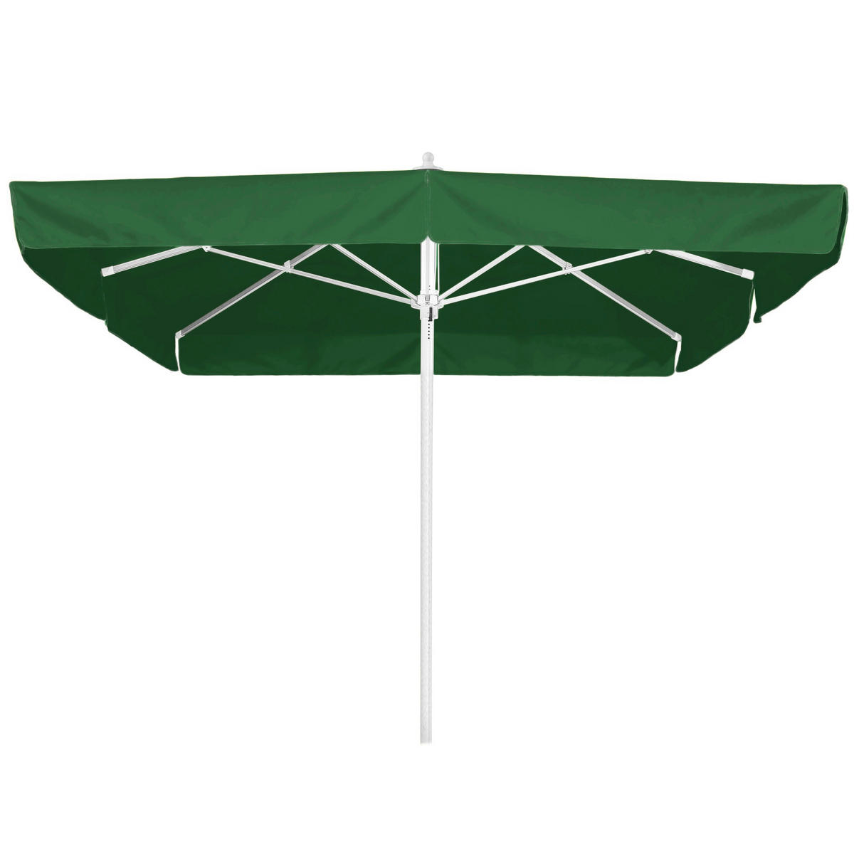 SONNENSCHIRM 300 cm Grün  - Silberfarben/Grün, Basics, Textil/Metall (300/295/300cm) - Schneider