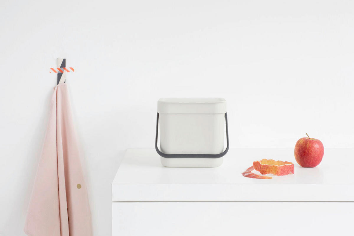 ABFALLEIMER SORT & GO 3 L  - Grau, Basics, Kunststoff (18.8/18.1/13.9cm) - Brabantia