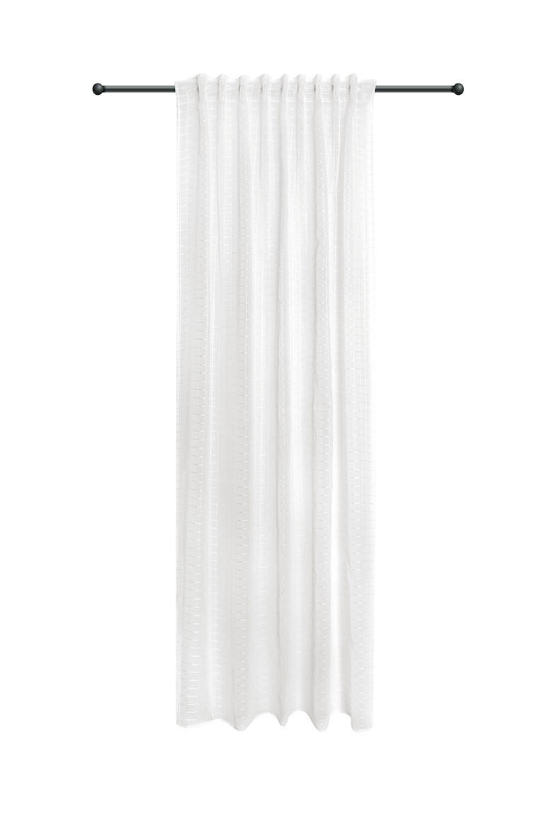 DRAPERIE CONFECȚIONATĂ semitransparent  - alb, Basics, textil (140/245cm) - Esposa