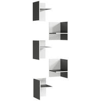 INNENEINTEILUNG 27/37/35 cm   - Graphitfarben/Weiß, MODERN, Holzwerkstoff (27/37/35cm) - Germania
