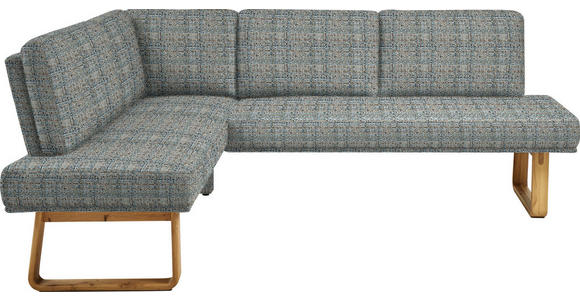 ECKBANK 174/280 cm in Grau, Eichefarben - Eichefarben/Grau, Design, Holz/Textil (174/280cm) - Dieter Knoll