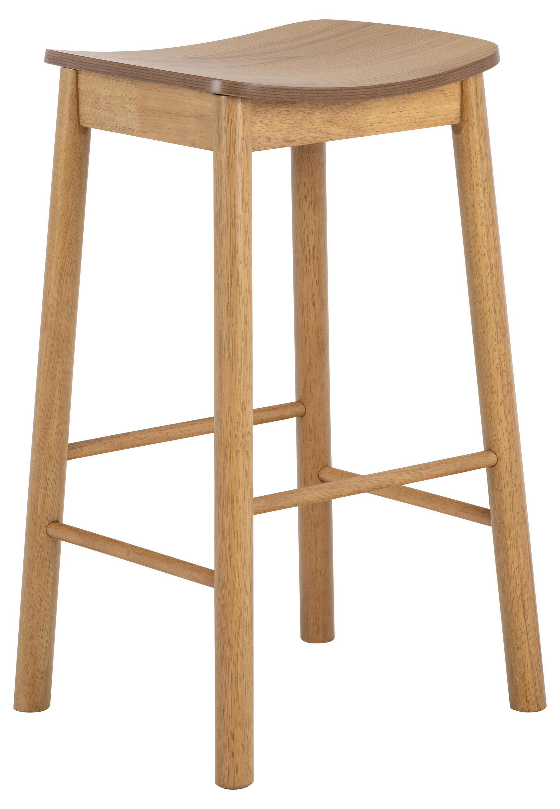 BARHOCKER in Naturfarben  - Naturfarben, Trend, Holz (44/76,8/39,5cm) - MID.YOU