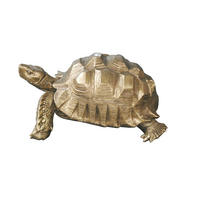 DEKOSCHILDKRÖTE - Goldfarben, Basics, Kunststoff (95/77/43cm)