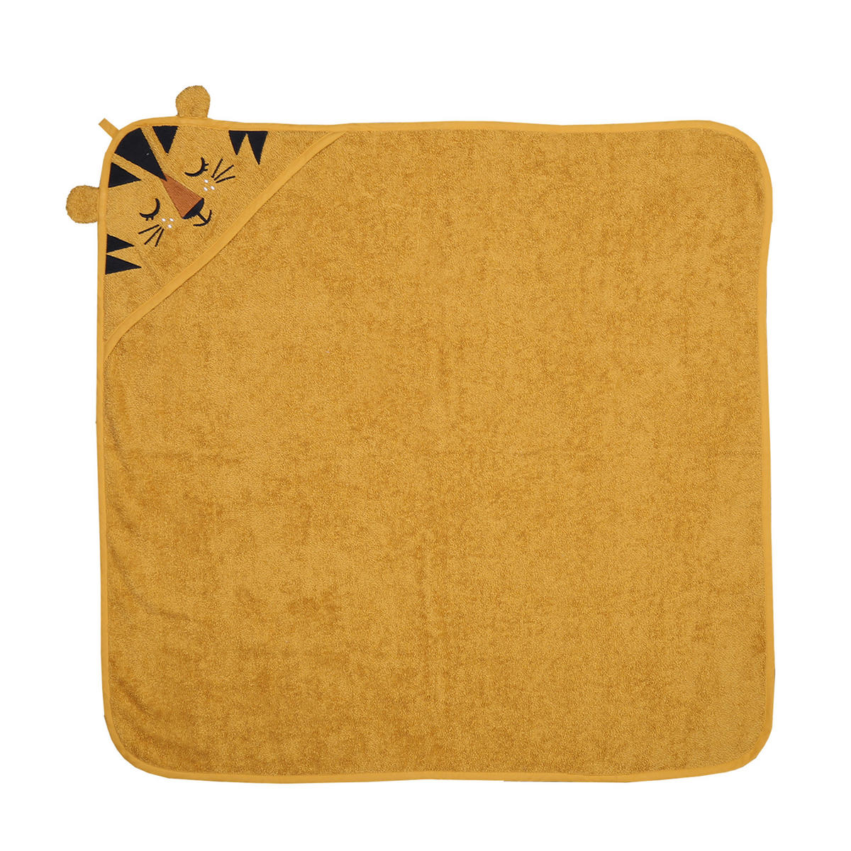  PEŠKIR SA KAPULJAČOM  75/75 cm   žuta  - žuta, Trendi, tekstil (75/75cm) - Patinio