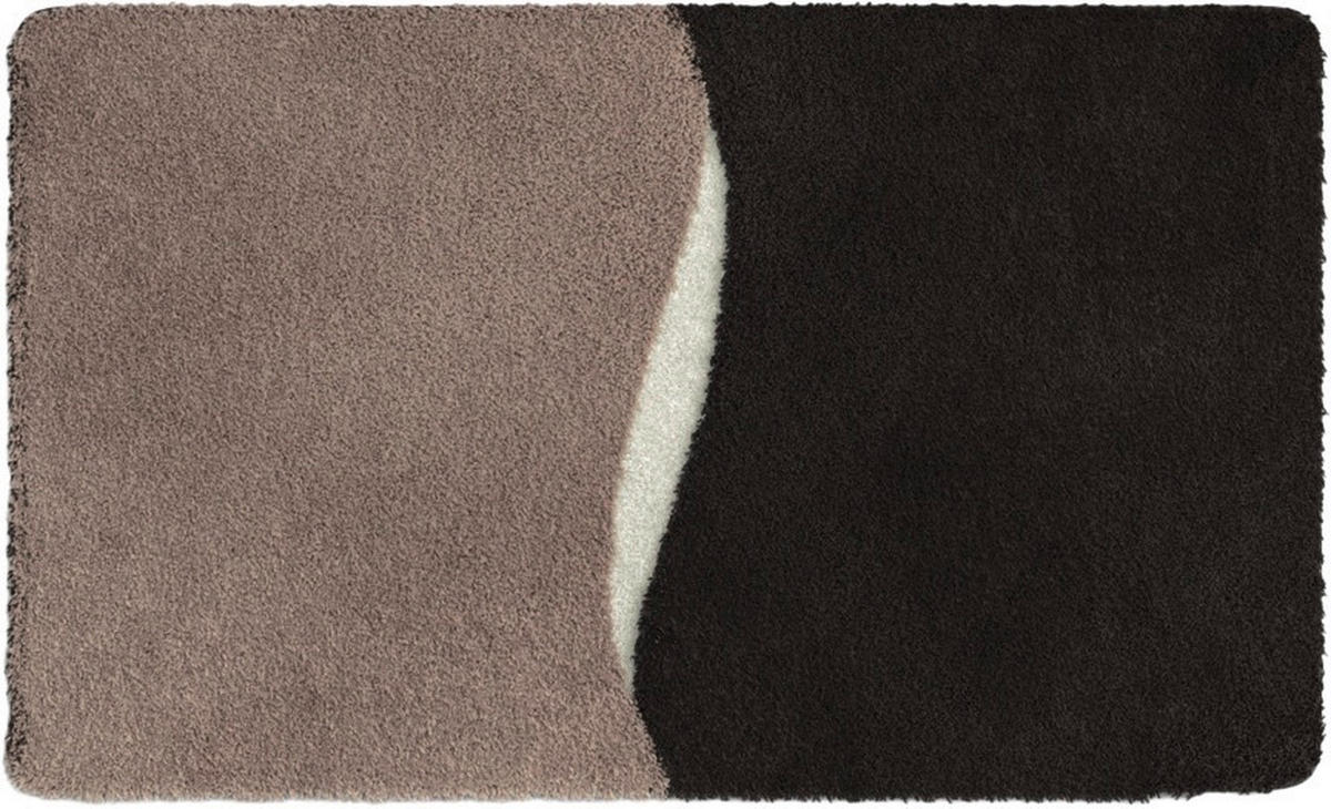 BADEMATTE Taupe 60/100 cm  - Taupe, Basics, Kunststoff/Textil (60/100cm) - Grund