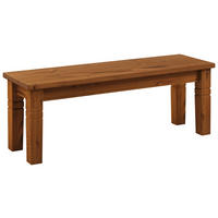 SITZBANK 130/46/40 cm Bernsteinfarben Kiefer massiv  - Bernsteinfarben, ROMANTIK / LANDHAUS, Holz (130/46/40cm) - Boxxx