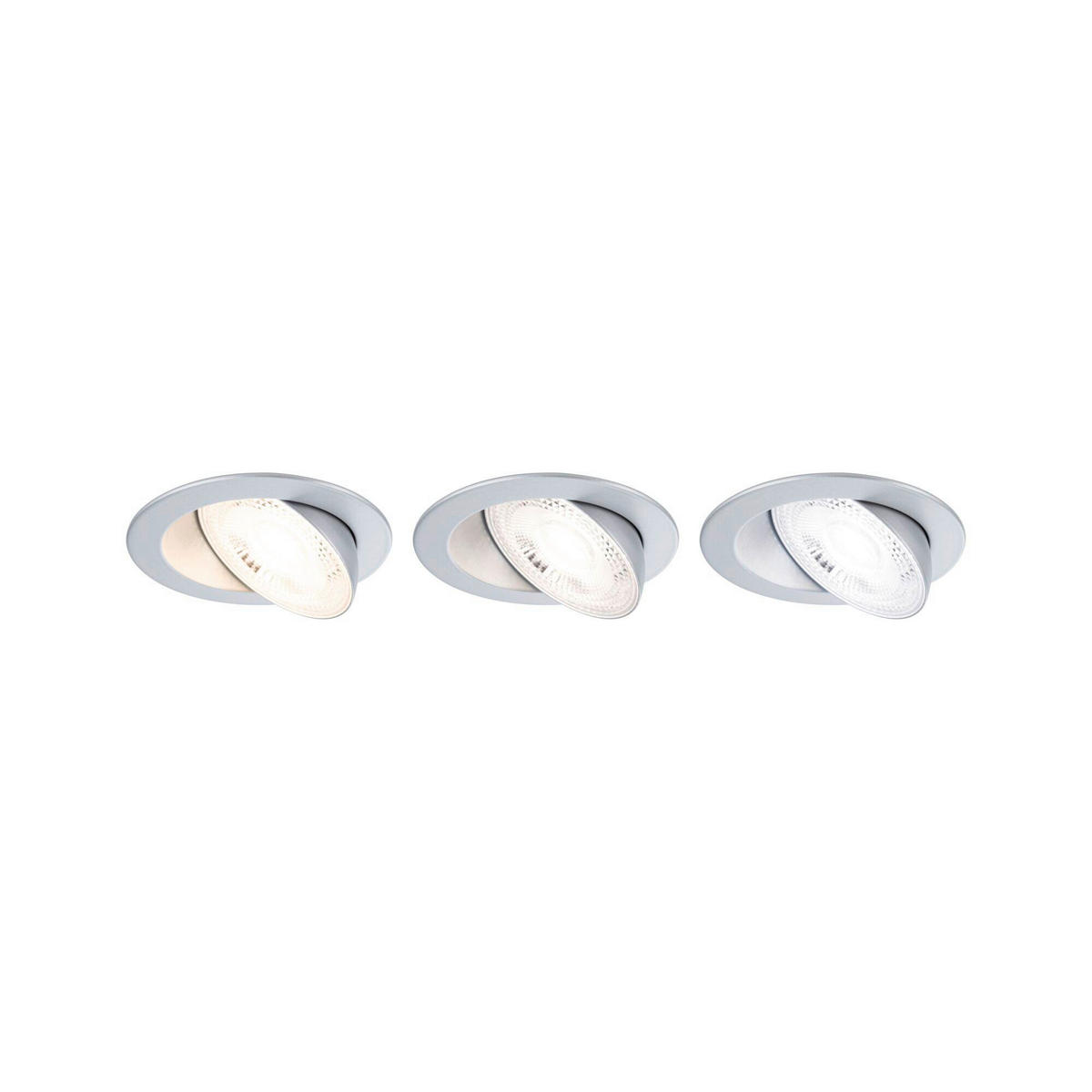 DECKENSTRAHLER Aumus 10,5/4,0 cm   - Chromfarben, Basics, Kunststoff/Metall (10,5/4,0cm) - Paulmann