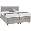 BOXSPRINGBETT 180/200 cm  in Anthrazit  - Anthrazit/Schwarz, Konventionell, Kunststoff/Textil (180/200cm) - RUF Betten