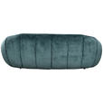 3-SITZER-SOFA Struktur Petrol  - Petrol/Schwarz, Design, Kunststoff/Textil (234/79/119cm) - Carryhome