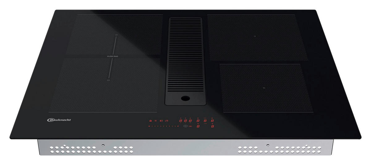 KOCHFELD-DUNSTABZUG-KOMBI BVH 2065B  - Schwarz, Basics, Glas/Metall (65/24,97/51,5cm) - Bauknecht