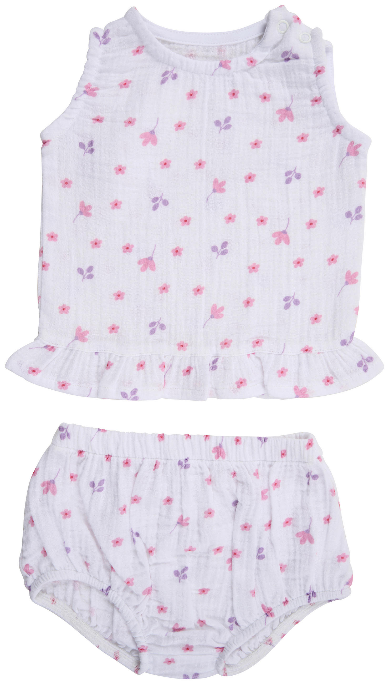 BABYBEKLEIDUNGSSET 2-teilig  - Lila/Rosa, Trend, Textil (62null) - Patinio