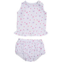 BABYBEKLEIDUNGSSET 2-teilig  - Lila/Rosa, Trend, Textil (62null) - Patinio
