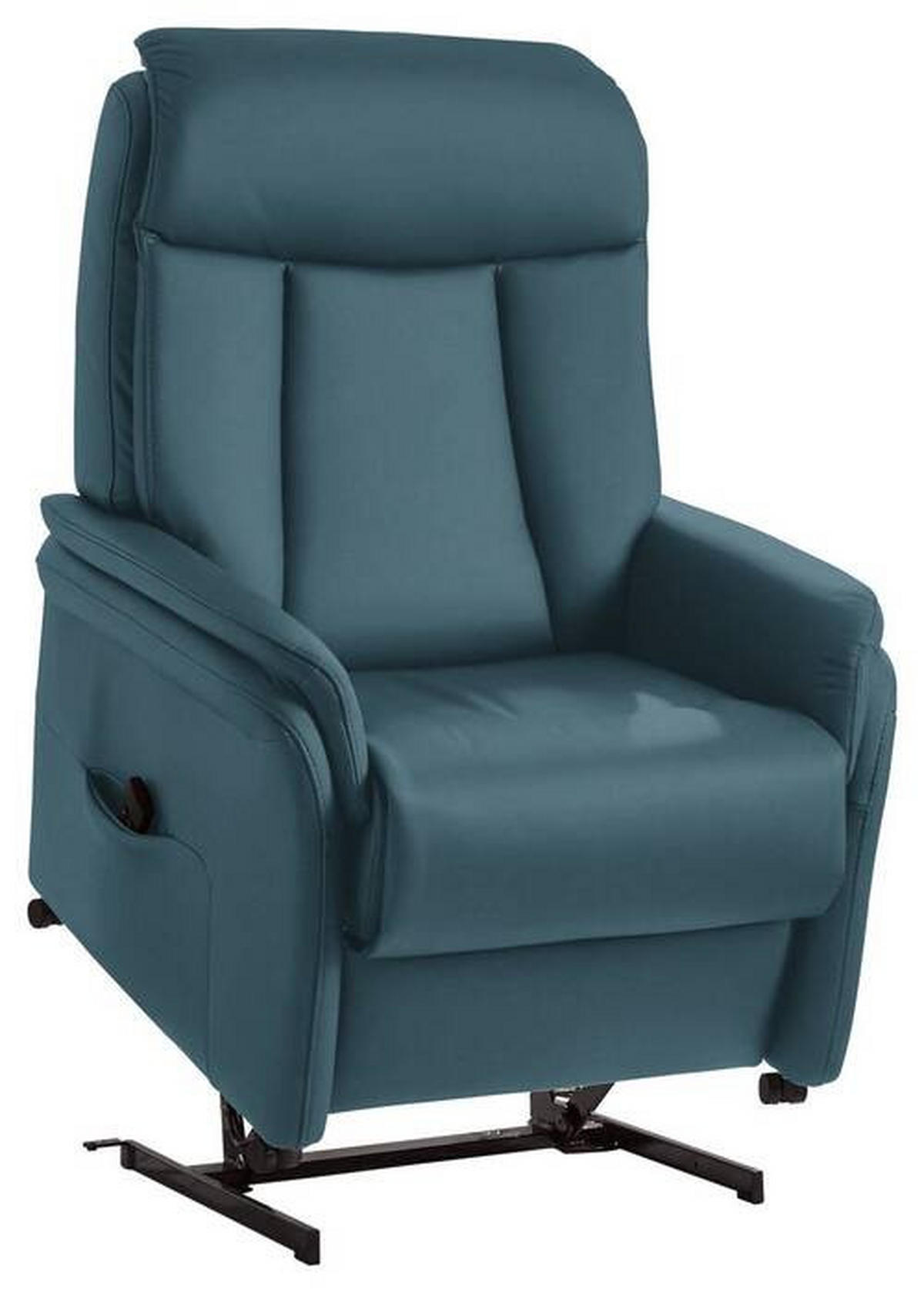 FERNSEHSESSEL in Blau  - Blau, Konventionell, Leder/Kunststoff (80/107/84cm) - Valdera
