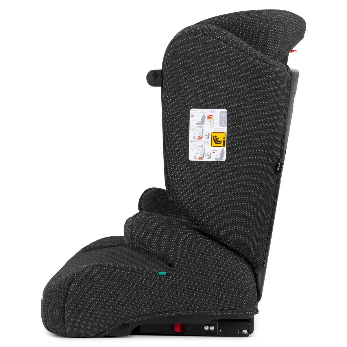 KINDERAUTOSITZ MALLOW 2 FIX I-SIZE  - Anthrazit, Basics, Textil (59/44/46cm) - ABC Design