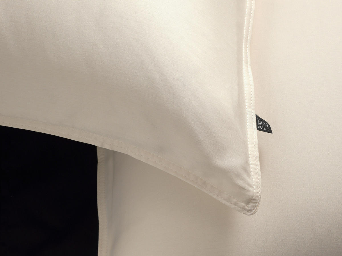 BETTWÄSCHE 2-teilig Satinado Makosatin 135/200 cm  - Elfenbein, Basics, Textil (135/200cm)