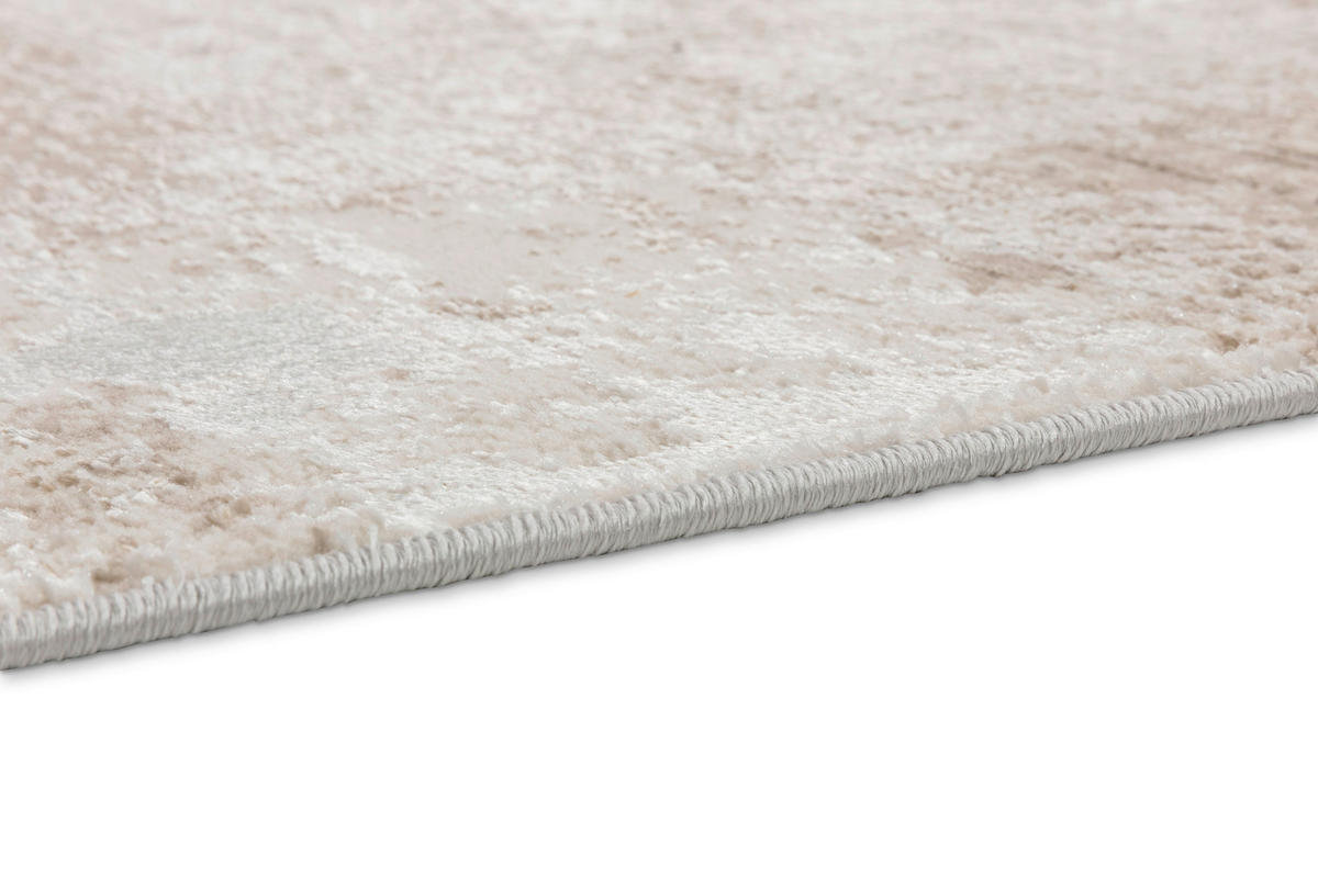 WEBTEPPICH Wohnzimmer 80/150 cm Castello Creme, Beige rechteckig  - Beige/Creme, Design, Textil (80/150cm) - Astra
