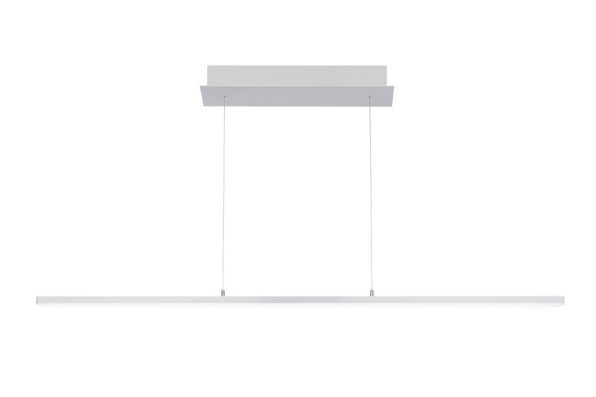 ZÁVĚSNÉ LED SVÍTIDLO, 115/13/200 cm  - barvy hliníku, Basics, kov/plast (115/13/200cm) - Novel