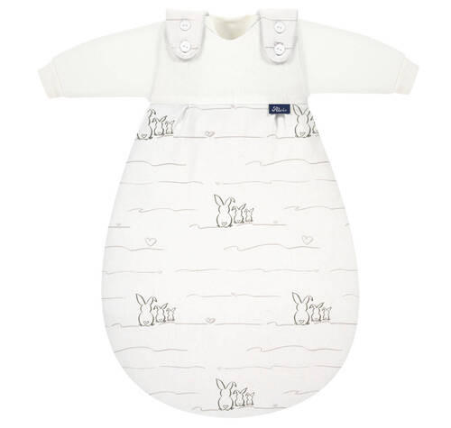 BABYSCHLAFSACKSET Häschen    62/68   - Dunkelgrau/Hellgrau, Basics, Textil (62/68null) - Alvi