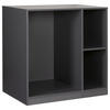 WASCHMASCHINENSCHRANK 99/98/68 cm  in Anthrazit  - Anthrazit, MODERN, Holzwerkstoff (99/98/68cm) - home24