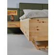 BETT 180/200 cm  in Grün, Zirbelkieferfarben  - Zirbelkieferfarben/Grün, Natur, Holz/Textil (180/200cm) - Valnatura