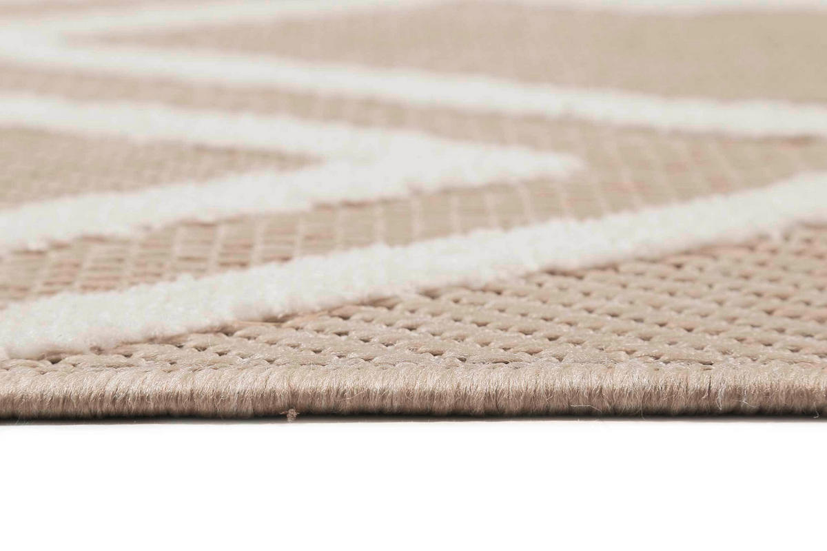 OUTDOORTEPPICH 200/290 cm Rave Creme, Weiß  - Creme/Weiß, Design, Textil (200/290cm) - Esprit