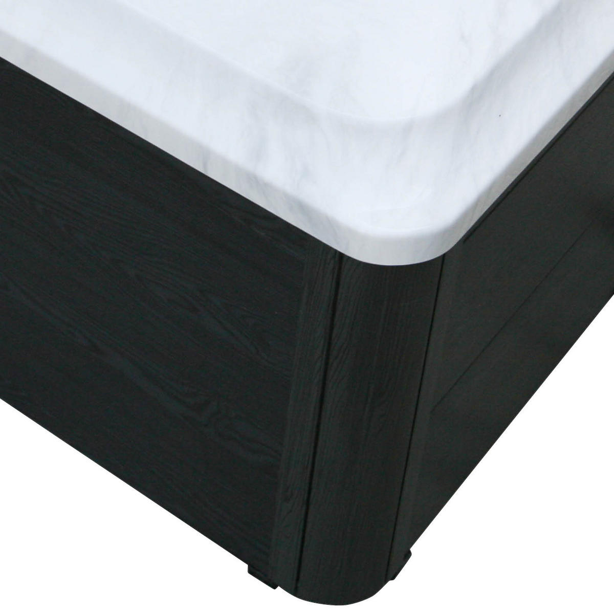 WHIRLPOOL XXL1956 160/210/80 cm  - Weiß, Basics, Kunststoff (160/210/80cm)