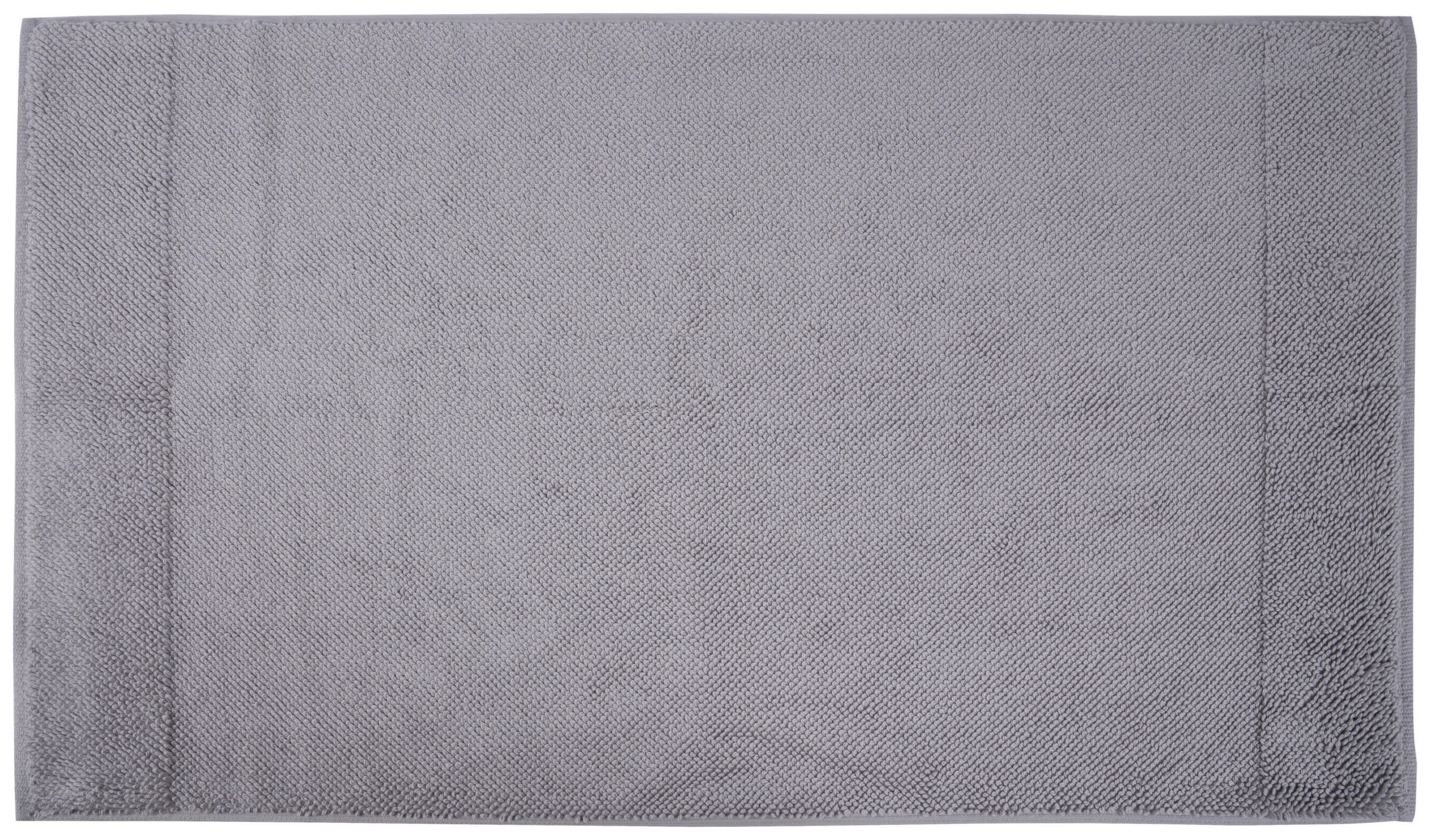 BADEMATTE BONITA Silberfarben 60/100 cm  - Silberfarben, KONVENTIONELL, Textil (60/100cm) - Bio:Vio