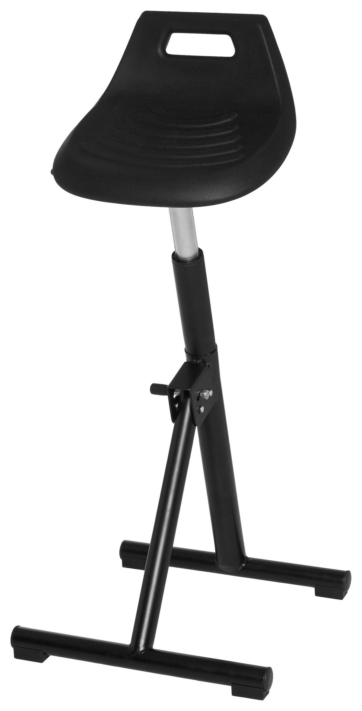 STÅSTÖD  svart  - svart, Modern, metall/plast (50/83/25cm) - MID.YOU