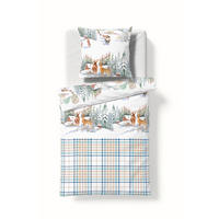 BETTWÄSCHE Aspen Biber 135/200 cm  - Blau, Natur, Textil (135/200cm) - Fleuresse