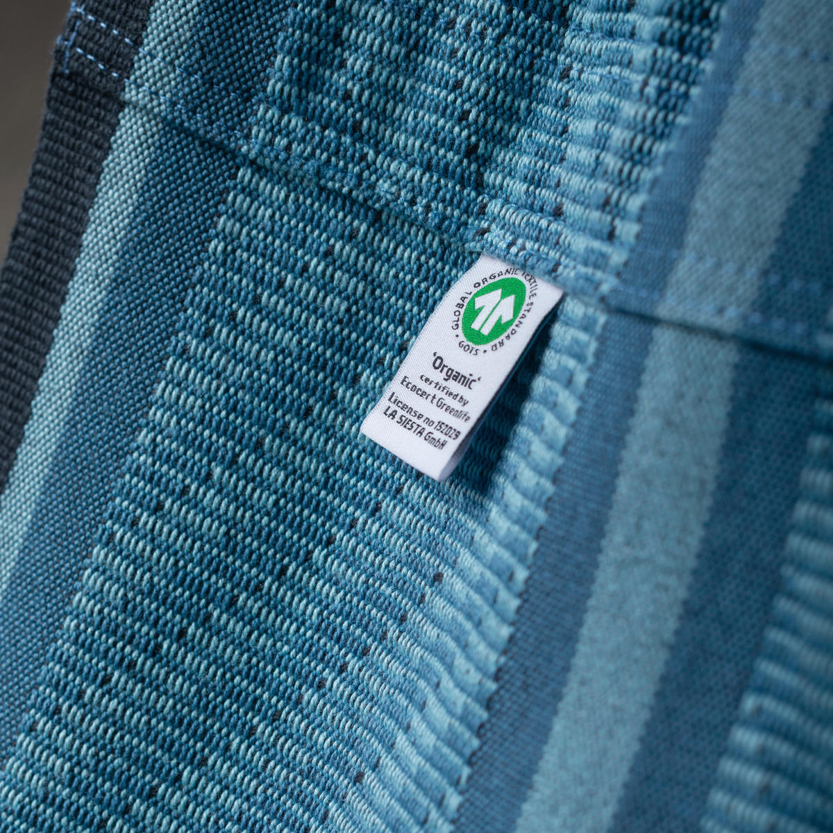 ZÁVĚSNÉ KŘESLO  - modrá/tmavě modrá, Konvenční, dřevo/textil (110/180/115cm) - La Siesta