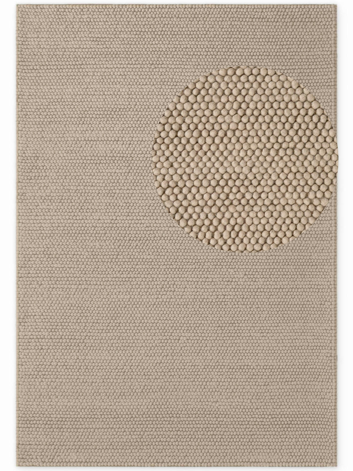 WOLLTEPPICH 120/170 cm Richmond Beige, Beigebraun rechteckig  - Beige/Beigebraun, KONVENTIONELL, Textil (120/170cm) - Ted Baker
