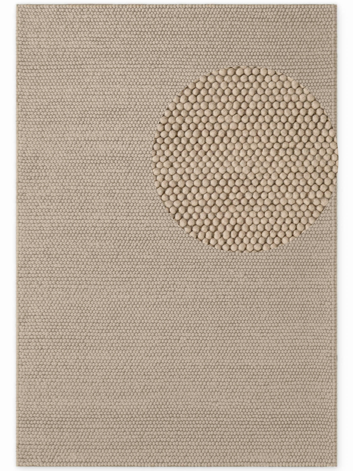Ted Baker Wollteppich Richmond Beige, Beigebraun 160x230 cm