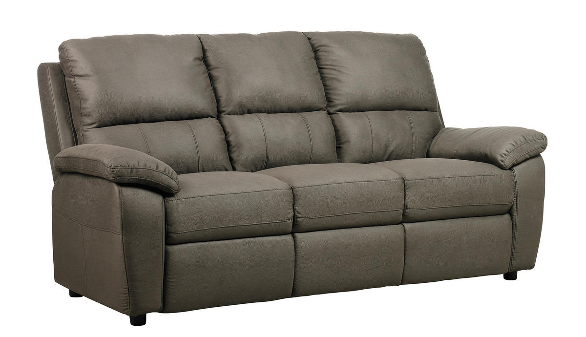 Sitzgarnitur inkl. Funktionen Flachgewebe Braun  - Braun, KONVENTIONELL, Kunststoff/Textil (198/149/94/95/99cm) - Xora