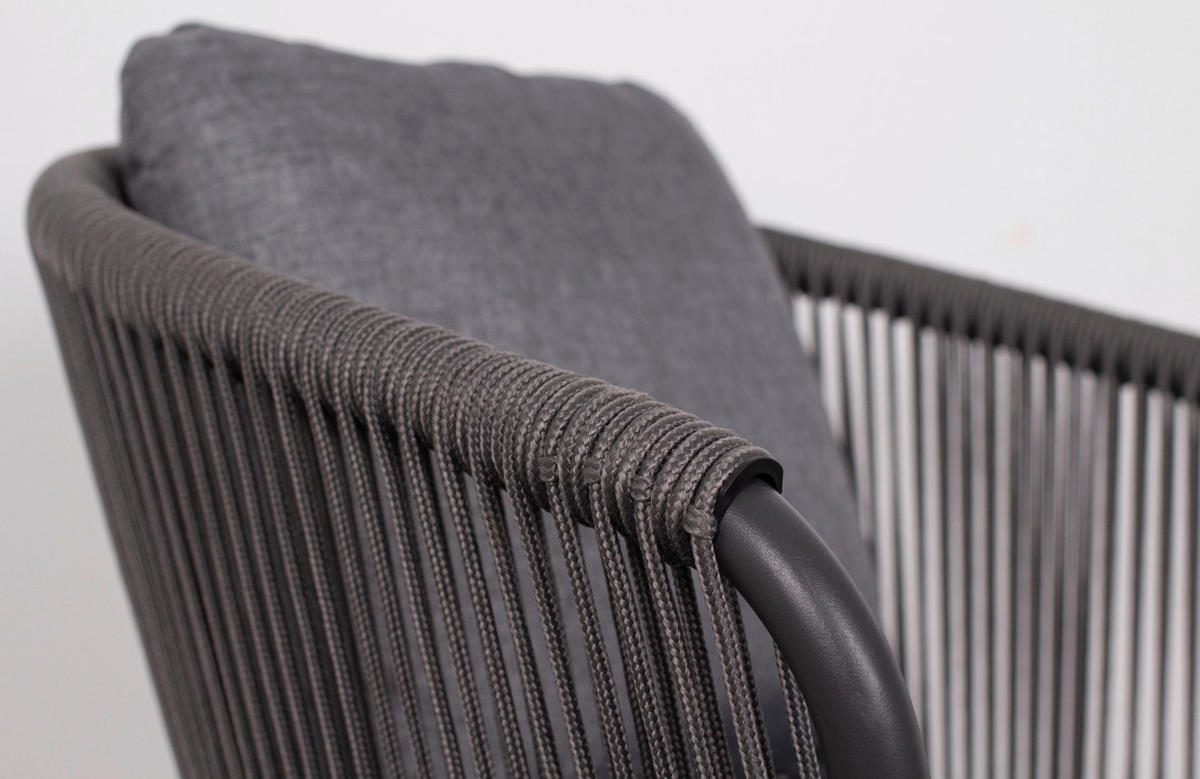 GARTENSESSEL Aluminium Grau  - Grau, Basics, Kunststoff/Textil (58/78/63cm)