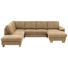 WOHNLANDSCHAFT in Textil Braun - Eichefarben/Beige, KONVENTIONELL, Holz/Textil (235/316/167cm) - Beldomo System WOHNLANDSCHAFT in Textil Braun - Eichefarben/Beige, KONVENTIONELL, Holz/Textil (235/316/167cm) - Beldomo System