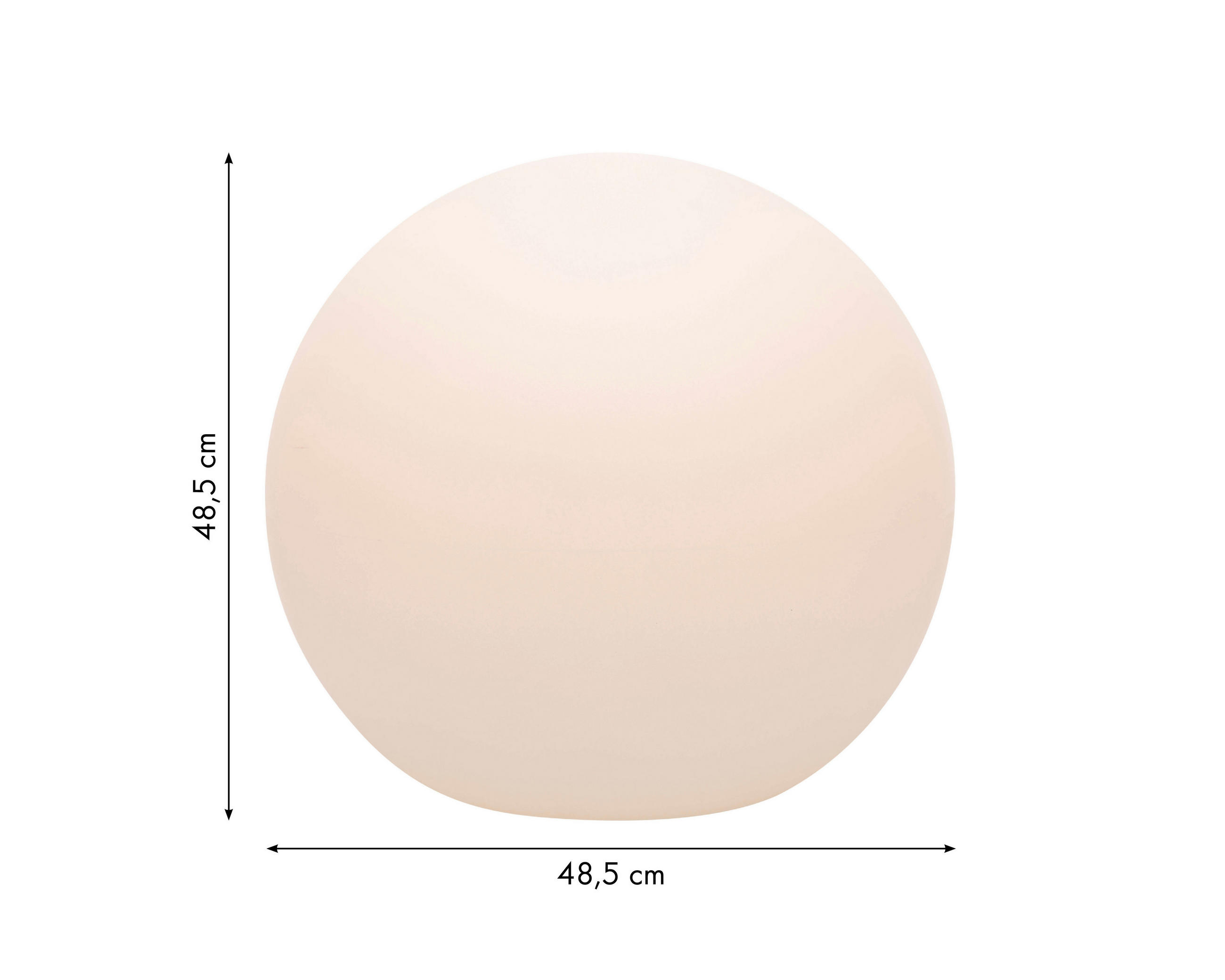 LED-DEKOLEUCHTE - Weiß, Basics, Kunststoff (50cm)