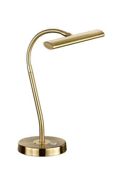 Trio Leuchten Led-Tischleuchte Curtis Messing 18x35x18 cm
