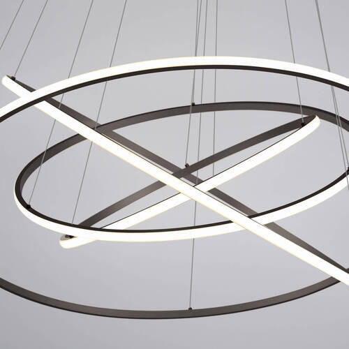 LED-PENDELLEUCHTE Tessara 109/109/300 cm   - Design, Kunststoff/Metall (109/109/300cm) - Paul Neuhaus
